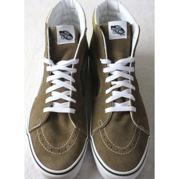 Vans Men's Sk8-Hi Pop Brown Multi Canvas Suede Classic Skate shoes Size 11.5 NIB - Picture 4 of 5